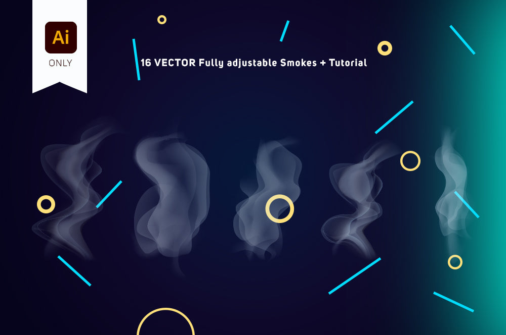 Custom Vector Smoke Effects – Scalable, Editable, and Versatile
