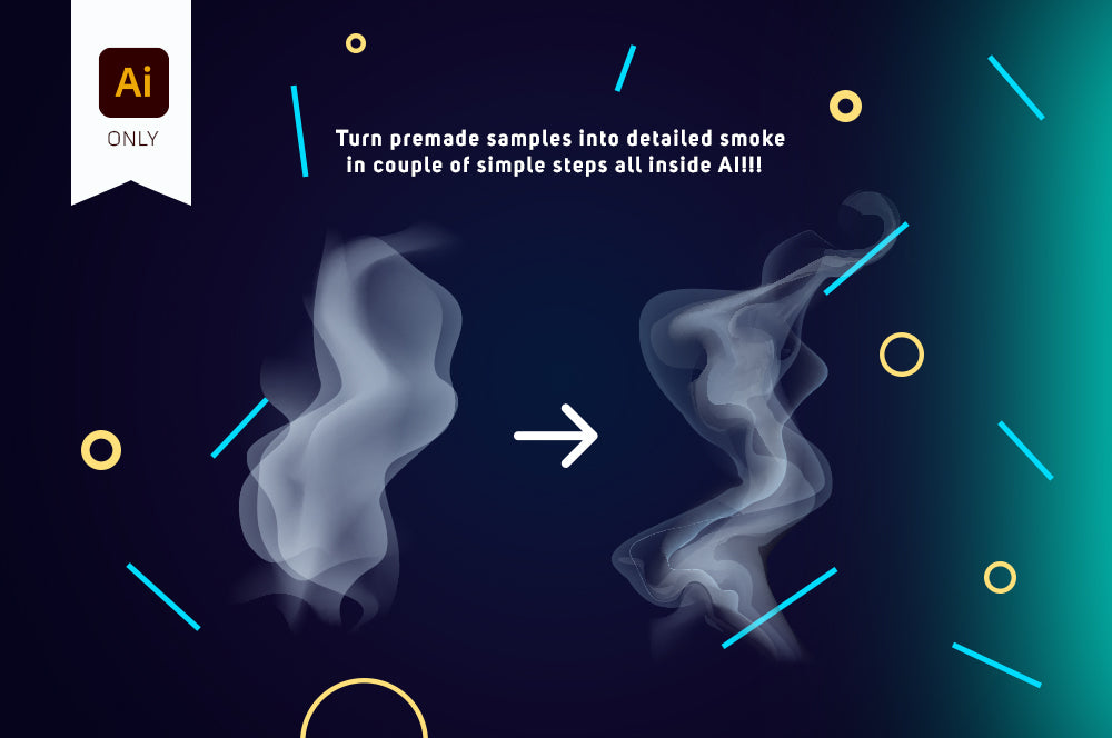 Custom Vector Smoke Effects – Scalable, Editable, and Versatile