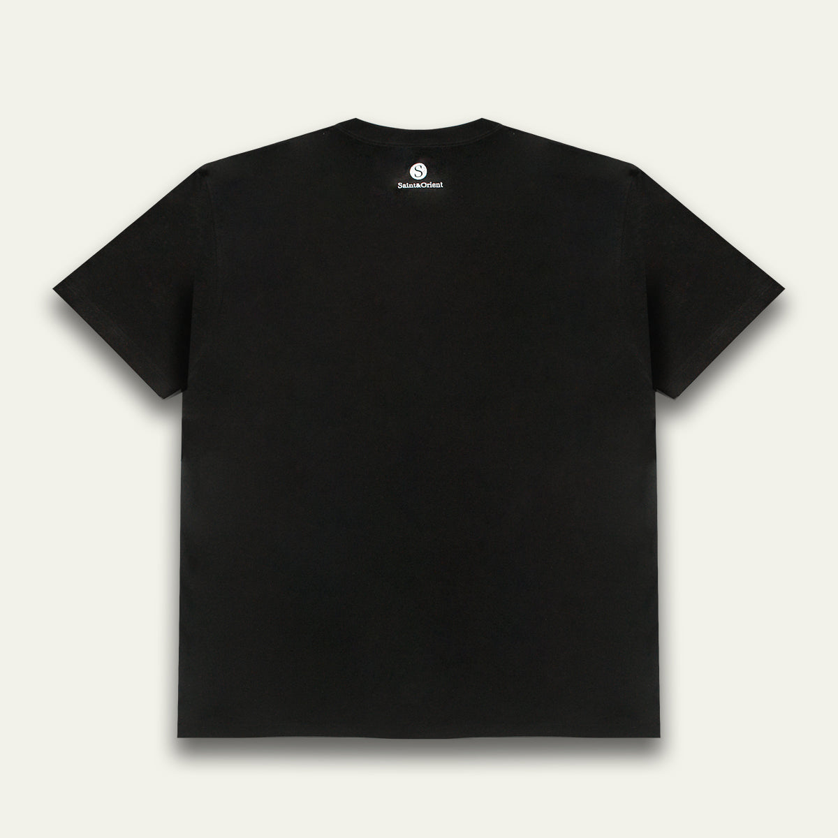 Premium heavyweight 300gsm tee with minimalist graphic text