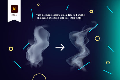 Custom Vector Smoke Effects – Scalable, Editable, and Versatile